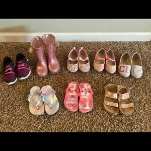 8 pairs of gently worn shoes!